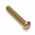 1/4-28 X 1-1/4 RH SLOT MACH SCREW BRASS  (FINE)