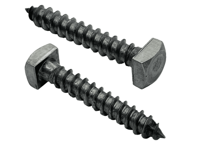 1/4 X 1 SQUARE HEAD LAG BOLT PLAIN STEEL 