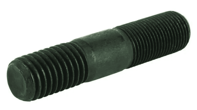 1-8X18" DOUBLE ENDED STUD ASTM F1554 GRADE 55 PLAIN STEEL (4" THREAD ONE END, 2" THREAD OTHER END)