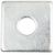 1" Square Washer Hot Galvanized (1-1/16 ID X <B/>3" X 3" X 1/4"</B> THK)