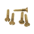 1 X 3/8 FH SLOT WS BRASS