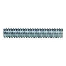 10-24 X 2' THREADED ROD ZINC  