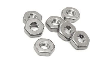 10/32 HEX MACHINE SCREW NUT ALUMINUM