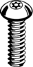 10/32 X 1-1/4 BUTTON TORX &reg;  PIN HEAD MS STAINLESS