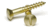 10 X 1-1/2 OVAL SLOT WS BRASS PLATED