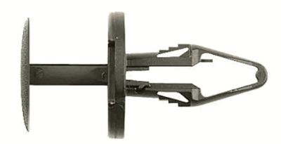 #10369 Push Type Retainer Black Nylon  (GM #11589290)  17/64"