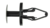 #10374 Push Type Retainers  8.5mm Hole, 20mm Flange, 22mm Stem 