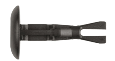 #10609 Nylon Bumper Cover Retainer Black Nylon 15mm Head, 25mm Stem Length