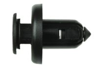 #10681 Front Bumper Push Type Retainer Black Nylon 25/64" Hole, 13/16" Stem 