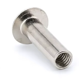 12-24 X 1/2" BARREL NUT ALUMINUM