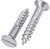 #12 X 2 FLAT HEAD SLOTTED WOOD SCREW ALUMINUM