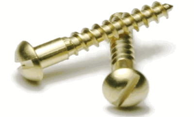 12 X 3 RH SLOT WS <B/><I/>BRASS PLATED</I></B>