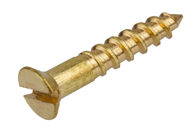 20 X 1-1/4 FH SLOT WS BRASS  (<b/><i/>BIG BOY</B></I>)