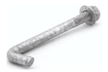 3/4 X 26 Anchor Bolt Hot Galvanized