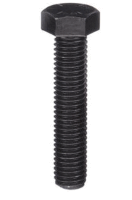3/8-16 (-24) X 2-1/2 Left Hand Grade 8 Hex Tap Bolt (Full Thread) Plain Steel