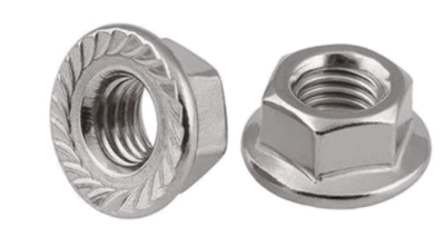 3/8-16 SERRATED FLANGE NUT STAINLESS