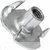 5/16-18 (3/8 BBL) TEE NUT ZINC