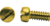 5/40 X 1/2 FILLISTER SLOT MACH SCREW BRASS