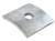 5/8" Curved Square Washer Hot Galvanized (11/16 ID X <B/>2-1/4" X 2-1/4" X 3/16"</B> THK)