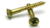 5 X 5/8 OVAL PHILLIPS WS <B/>BRASS PLATED</B>
