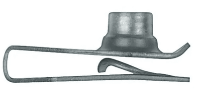 #5466 TYPE 'U' TINNERMAN NUT STEEL BLACK  (FORD #45269)  3/8-16