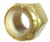 6/32 NYLON INSERT LOCKNUT (STOP NUT) BRASS