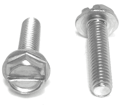 6/32 X 1-3/4 HEX WASH SLOT MACH SCREW ZINC