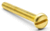 6/32 X 1 PAN SLOT MACH SCREW BRASS