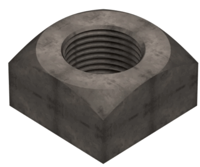 7/16-14 SQUARE NUT PLAIN STEEL