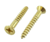 7 X 5/8 FH PHIL WS <b/>BRASS PLATED</b>