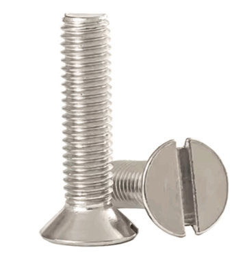 8/32 X 7/8 FH SLOT MS STAINLESS