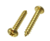 8 X 3/4 PAN PHIL SMS <b/><i/>BRASS PLATED</B></I>