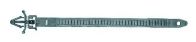 #9279 <B/>RELEASABLE</B> CABLE TIE BLACK NYLON (7MM HOLE X 140MM)
