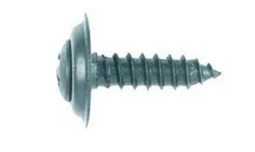 #9865 Oval Phillips Loose Washer Trim Screw Black Finish   8 x 5/8 (#6 Head)