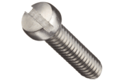 <B/>FILLISTER SLOTTED</B> MACHINE SCREWS 18-8 STAINLESS