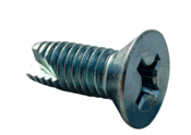<B/>Flat Head</B> Phillips <B/>Type '23'</B> Thread Cutting Screws Zinc Plated
