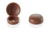 HINGED SCREW COVER-MAHOGANY