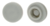 KNURLED <B/>GRAY</B> PLASTIC <I/>KNOB ONLY</I> FOR <B/>6/32 DIAMETER</B> SOCKET CAP SCREW