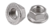 M8 (1.25) SERRATED FLANGE NUTS 18-8 STAINLESS STEEL (DIN 6923)