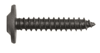#9146  Flat Top Phillips Washer Head Trim Screw Black  (Ford)  #10 X 1 