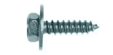 #9887 Hex Loose Wash Sheet Metal Screw Black  (GM #11503395)  M4.2 X 16MM 