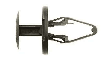 #10371 Push Type Retainers  (8.5mm) Hole Size, 5mm - 7mm Panel Range, 19mm Flange, 16mm Stem 