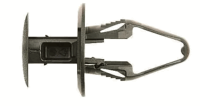 #10375 Push Type Retainers  9.5mm Hole, 18mm Flange, 20mm Stem 