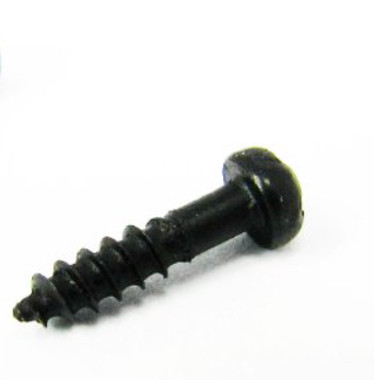 6 X 1/2 RH PHILLIPS WS <b/>BLACK OXIDE</B>