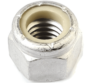 <B/>NYLON INSERT</B> LOCK NUTS ALUMINUM