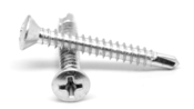 <B/>OVAL HEAD</B> PHILLIPS SELF-DRILLING SCREWS 410 STAINLESS