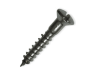 <B/>OVAL SLOTTED</B> WOOD SCREWS 18-8 STAINLESS