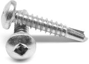 PAN SQUARE SELF-DRILL SCREW ZINC