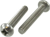 <B/>ROUND PHILLIPS</B> MACHINE SCREWS 18-8 STAINLESS