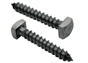 <b/>SQUARE HEAD</b> LAG BOLTS PLAIN STEEL / ZINC PLATED